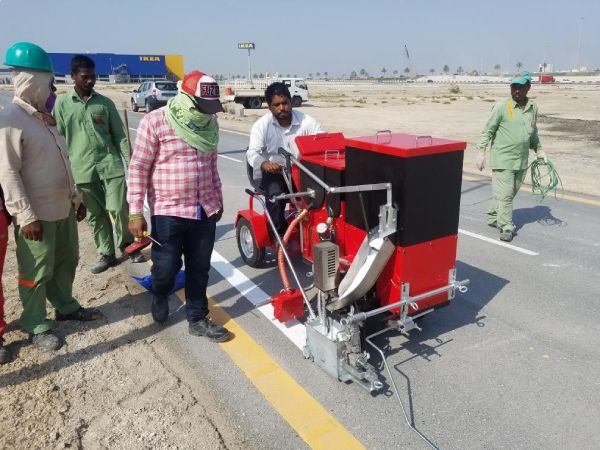 馬路劃線機施工 馬路劃線機施工